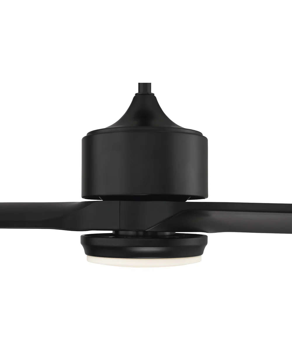 60" Mobi 1-Light Ceiling Fan Flat Black - Image 6