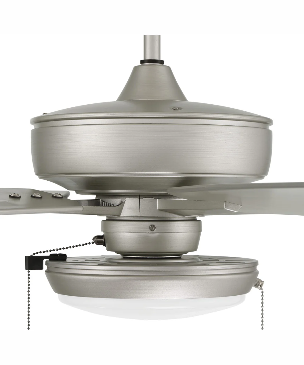 60" Outdoor Super Pro 119 1-Light Indoor/Outdoor Ceiling Fan Painted Nickel - Image 3