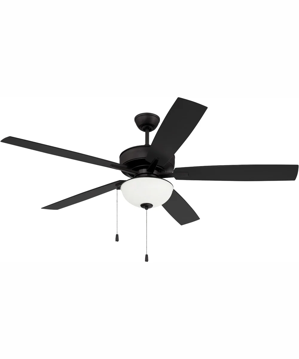60" Outdoor Super Pro 211 2-Light Indoor/Outdoor Ceiling Fan Flat Black - Image 7