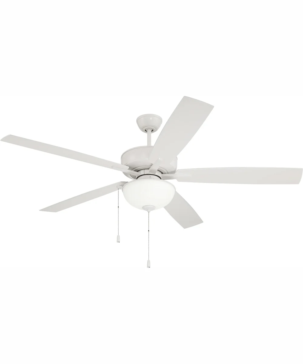 60" Outdoor Super Pro 211 2-Light Indoor/Outdoor Ceiling Fan White - Image 3