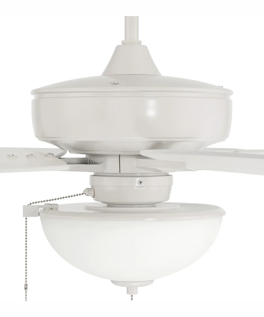 60" Outdoor Super Pro 211 2-Light Indoor/Outdoor Ceiling Fan White - Image 4