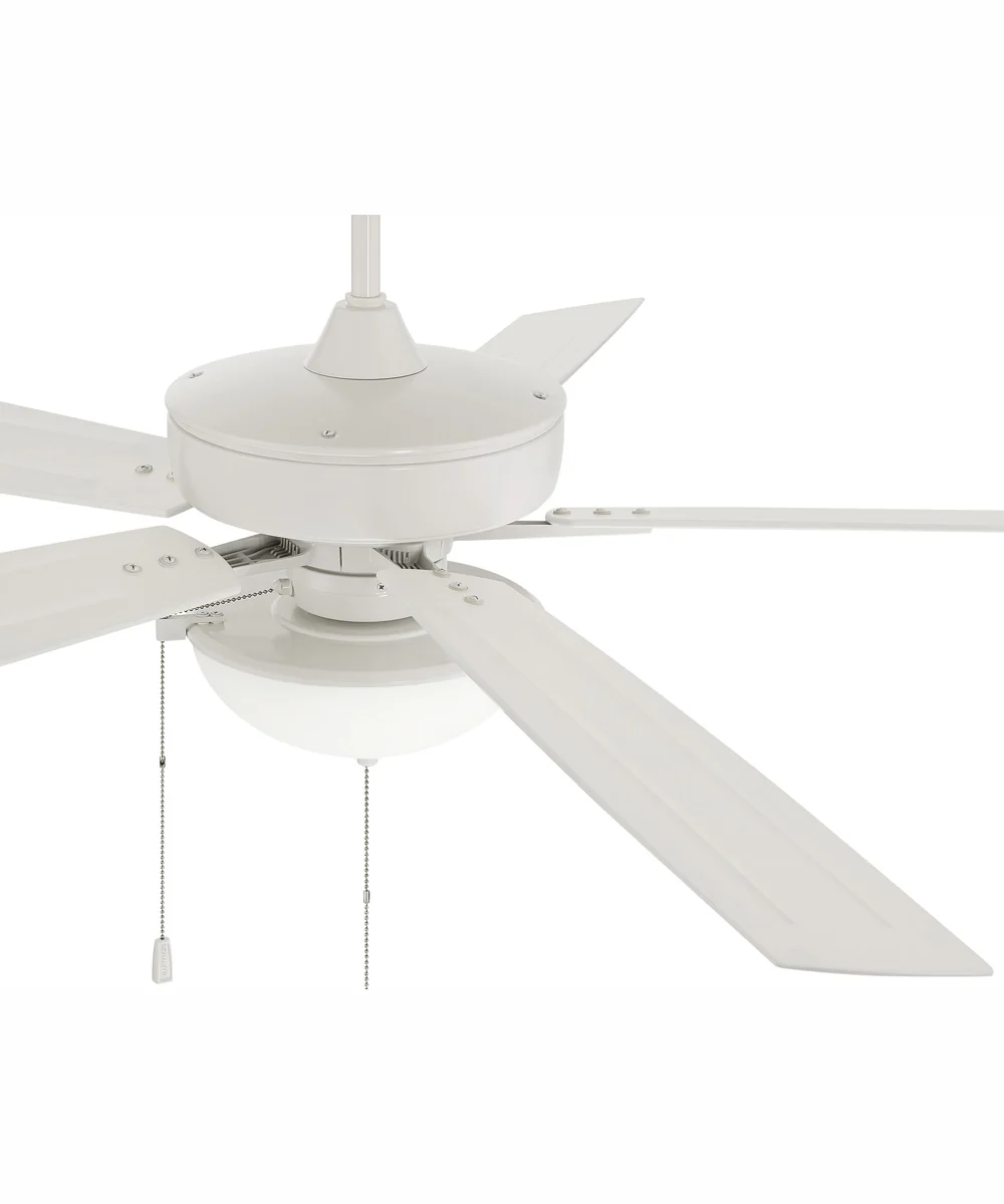 60" Outdoor Super Pro 211 2-Light Indoor/Outdoor Ceiling Fan White - Image 5