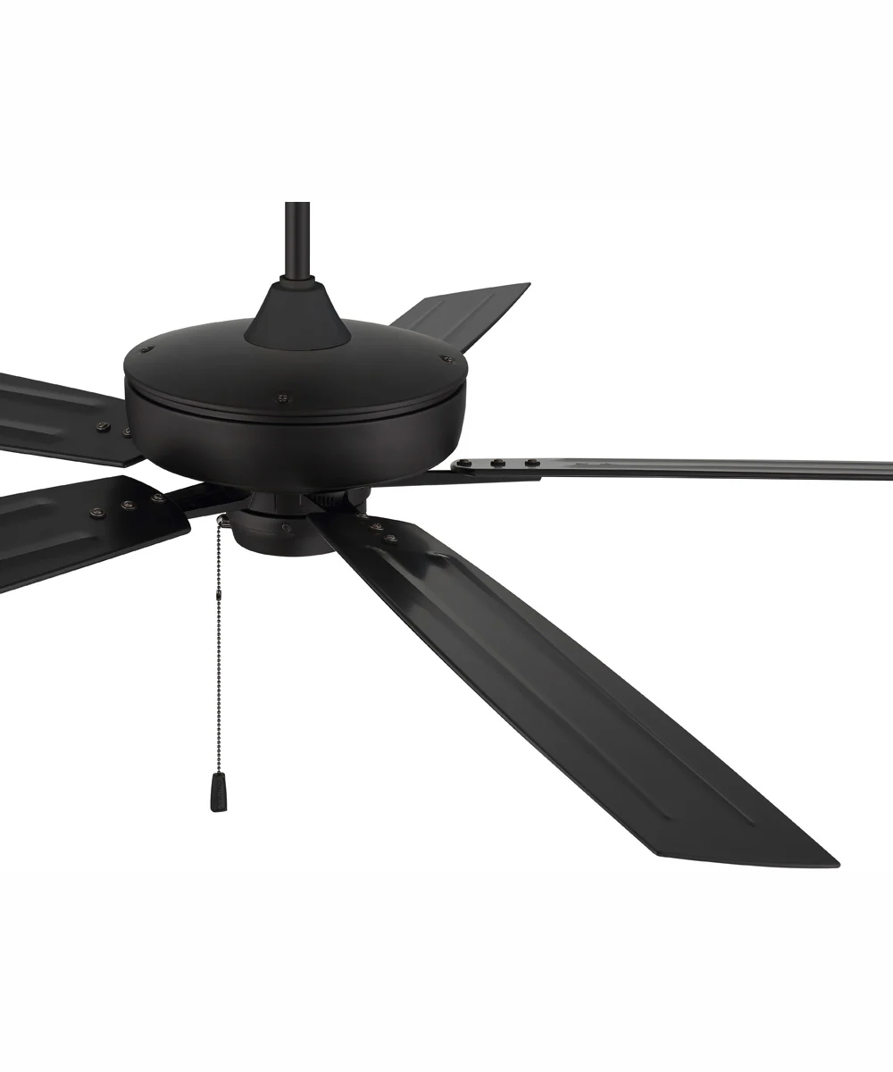 60" Outdoor Super Pro 60 Indoor/Outdoor Ceiling Fan Flat Black - Image 3