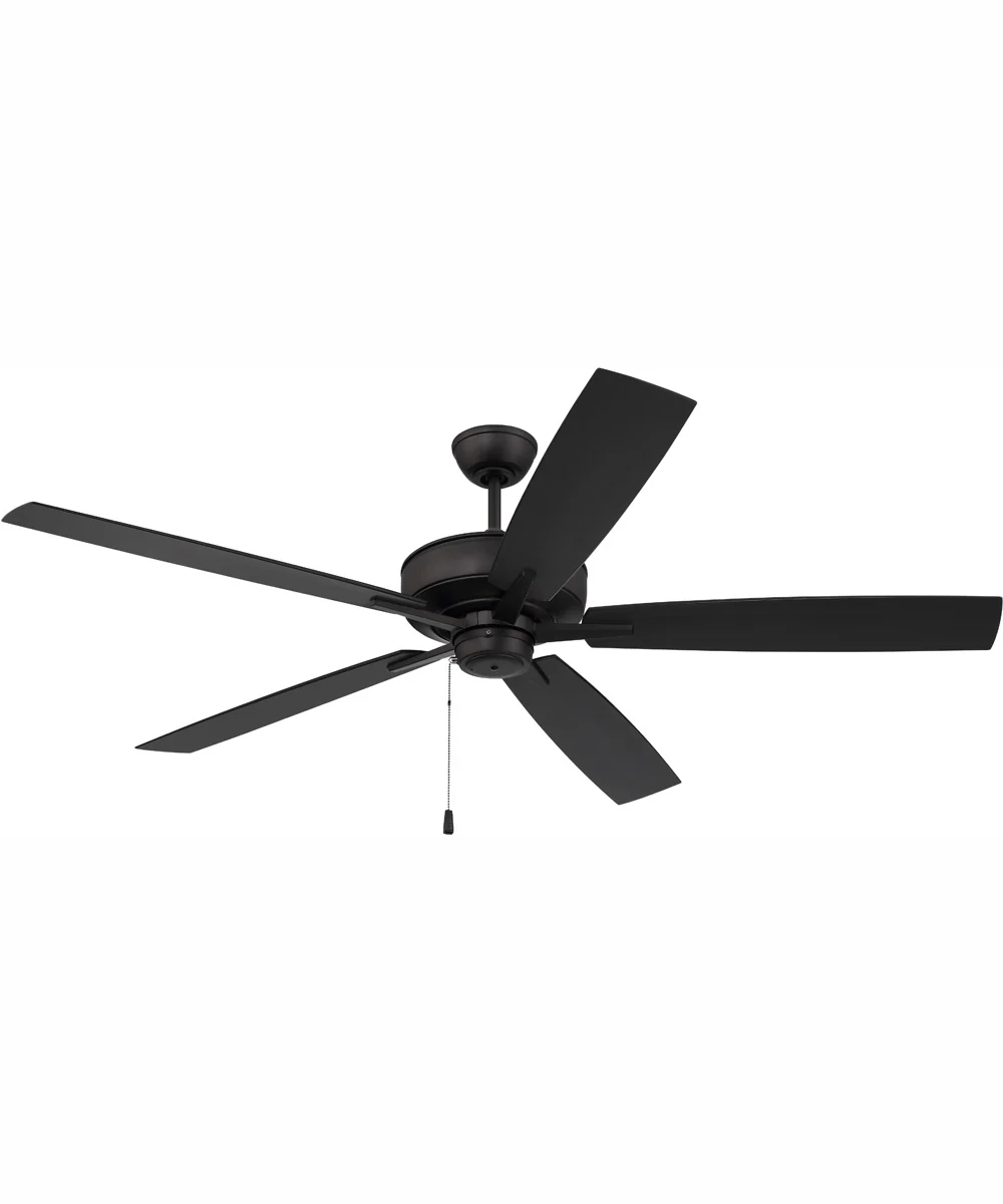 60" Outdoor Super Pro 60 Indoor/Outdoor Ceiling Fan Flat Black - Image 5