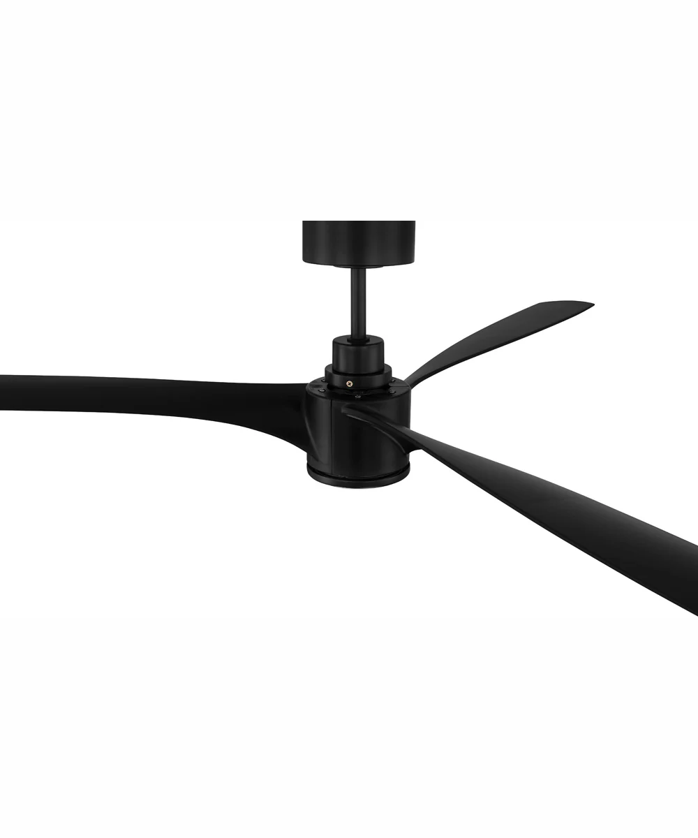 60" Phoebe 1-Light Ceiling Fan Flat Black - Image 4