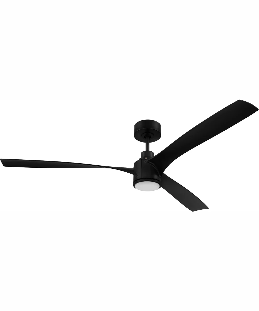 60" Phoebe 1-Light Ceiling Fan Flat Black - Image 8