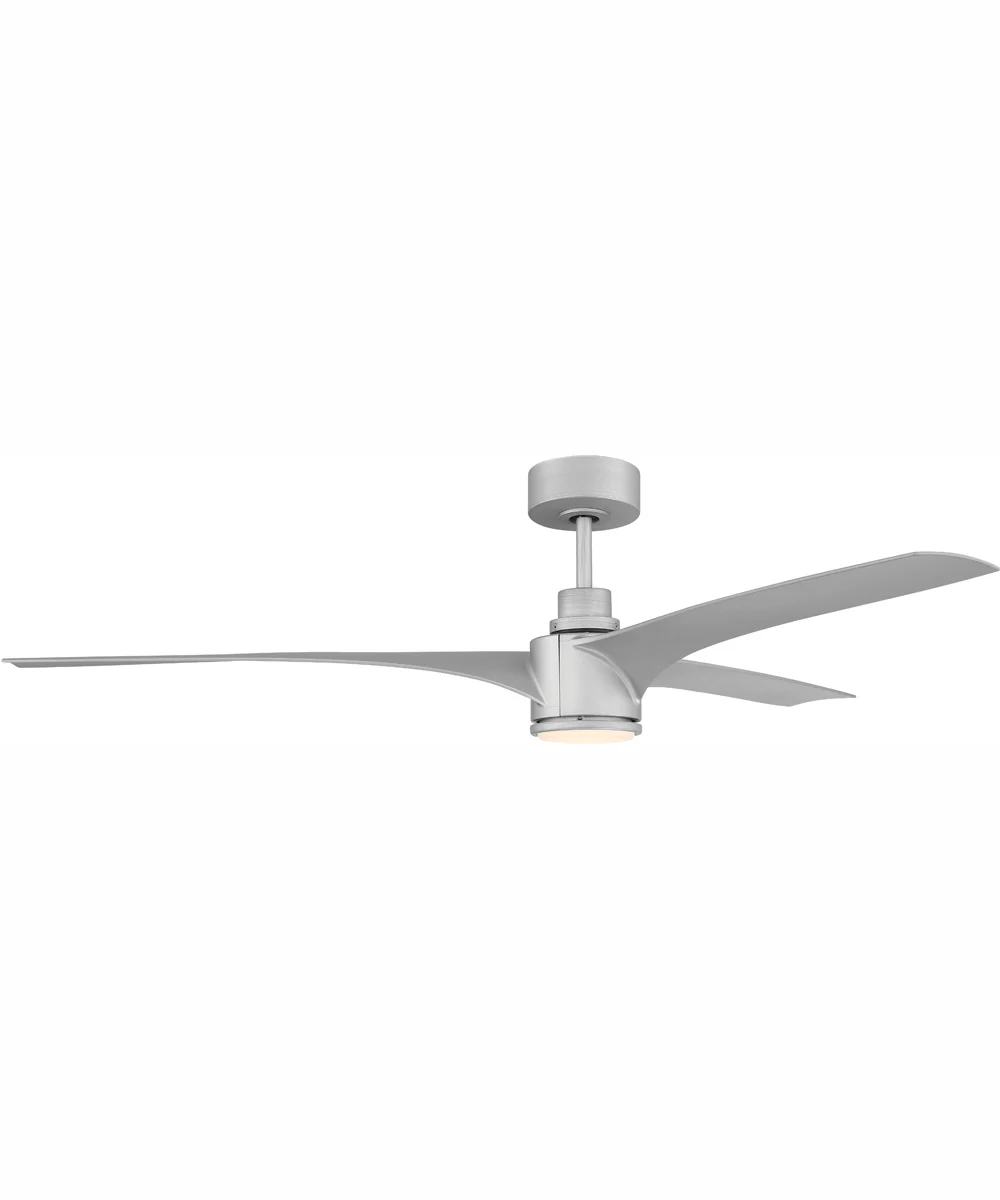 60" Phoebe 1-Light Indoor/Outdoor Ceiling Fan Painted Nickel - Image 2