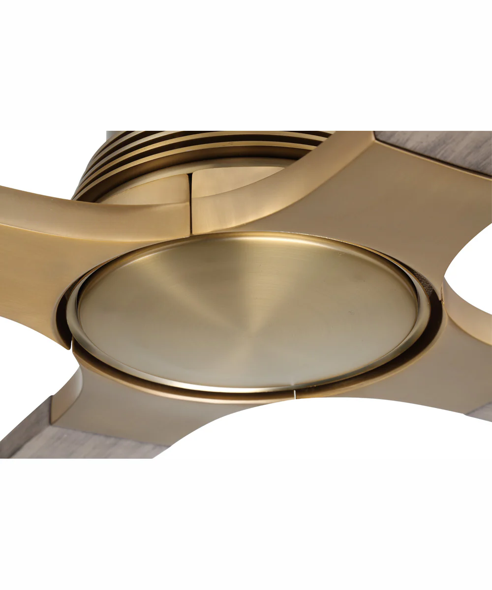 60" Ricasso 1-Light Ceiling Fan Satin Brass - Image 7