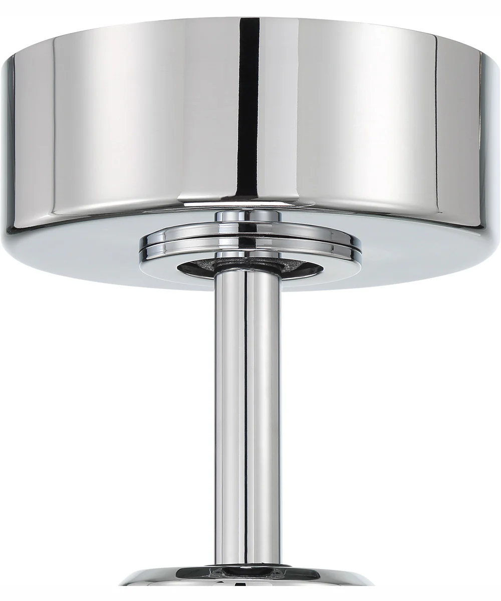 60" Sonnet 1-Light Ceiling Fan Chrome - Image 5