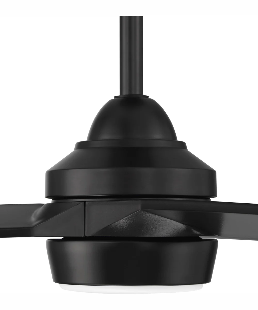 60" Sterling 1-Light Indoor/Outdoor Ceiling Fan Flat Black - Image 3