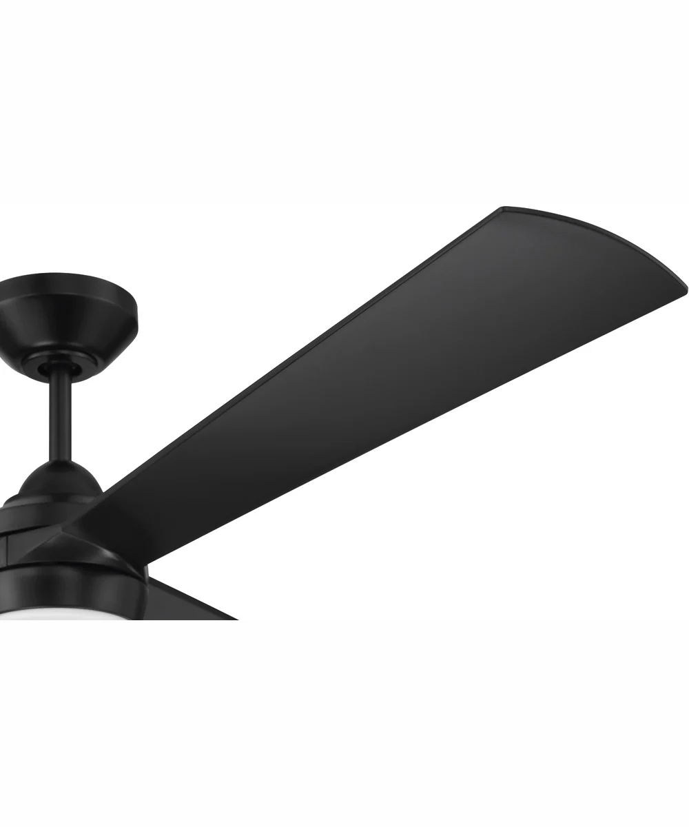 60" Sterling 1-Light Indoor/Outdoor Ceiling Fan Flat Black - Image 4