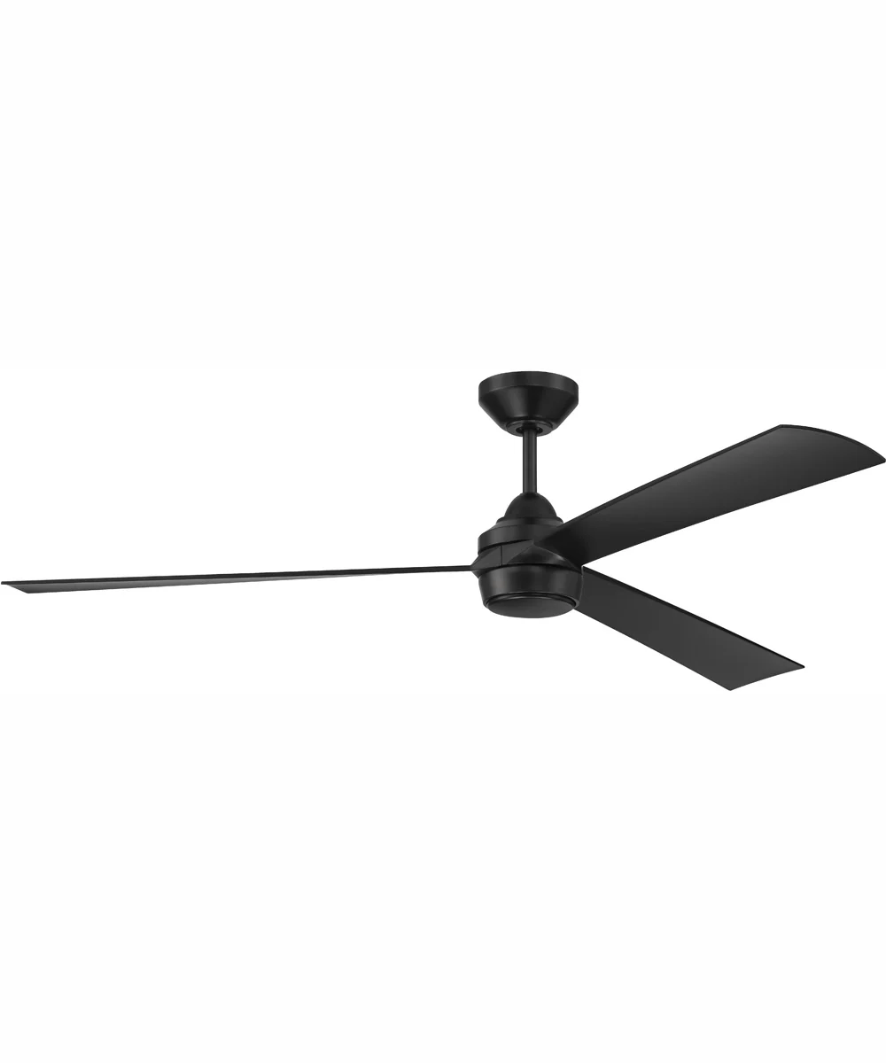 60" Sterling 1-Light Indoor/Outdoor Ceiling Fan Flat Black - Image 7
