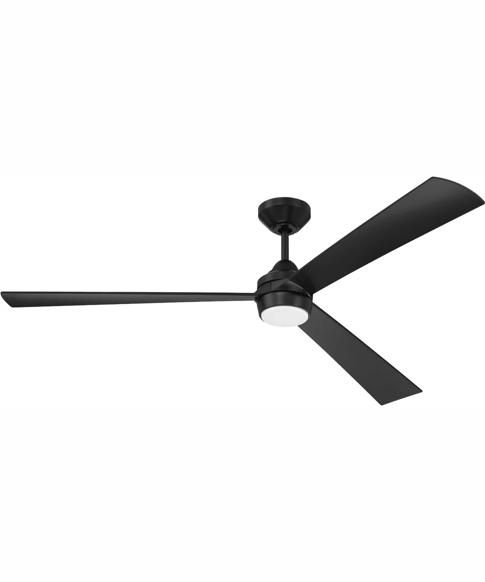60" Sterling 1-Light Indoor/Outdoor Ceiling Fan Flat Black - Image 8