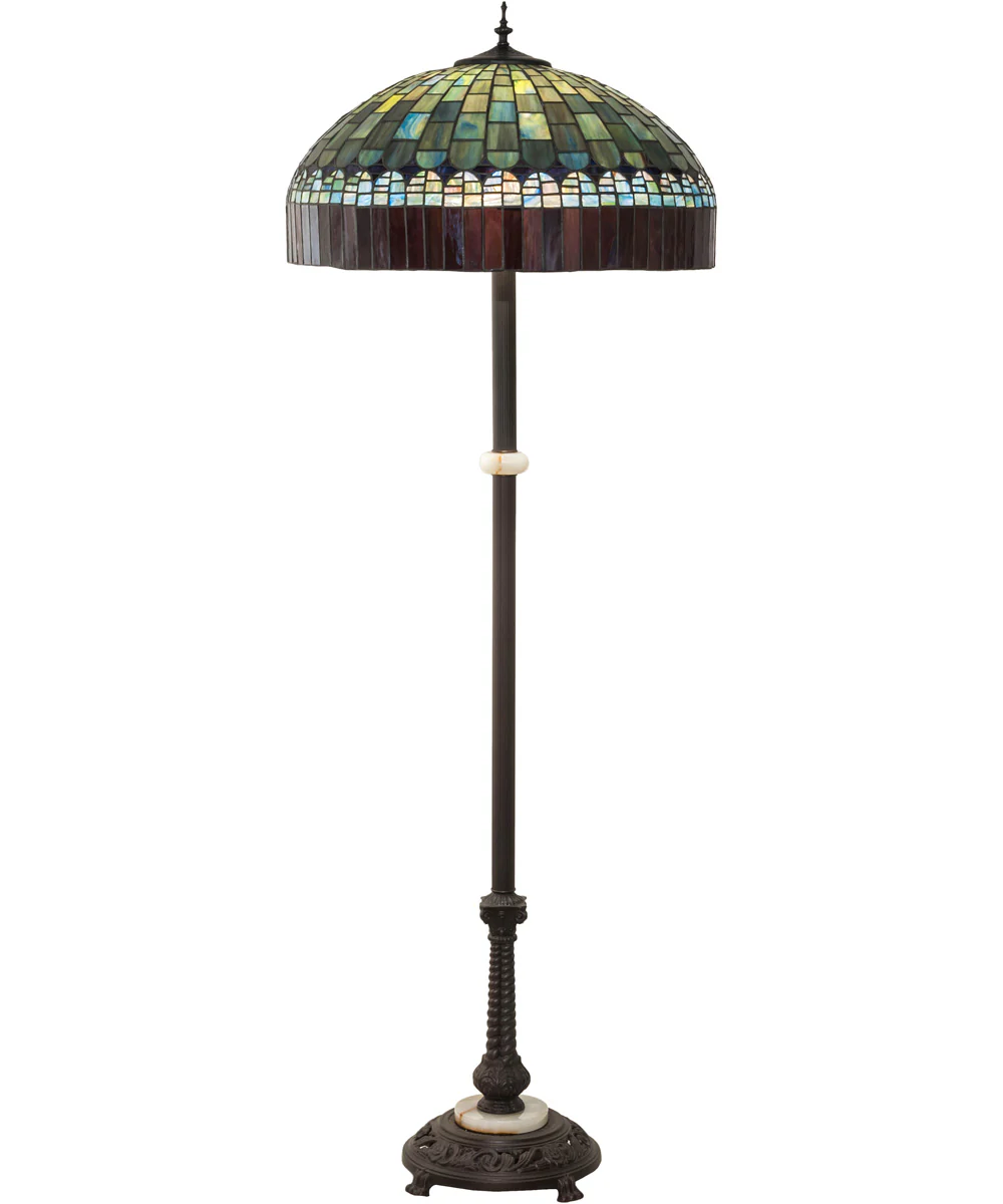 62" High Tiffany Candice Floor Lamp - Image 7
