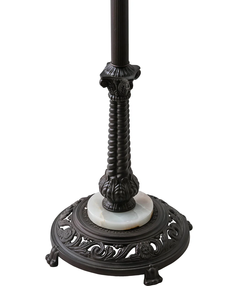 62" High Tiffany Fishscale Floor Lamp - Image 4