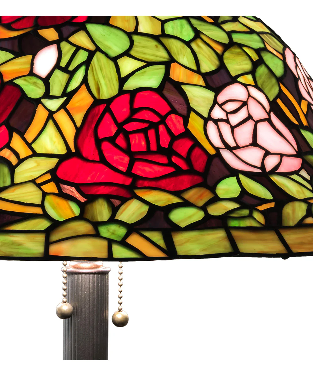 62" High Tiffany Rosebush Floor Lamp - Image 3