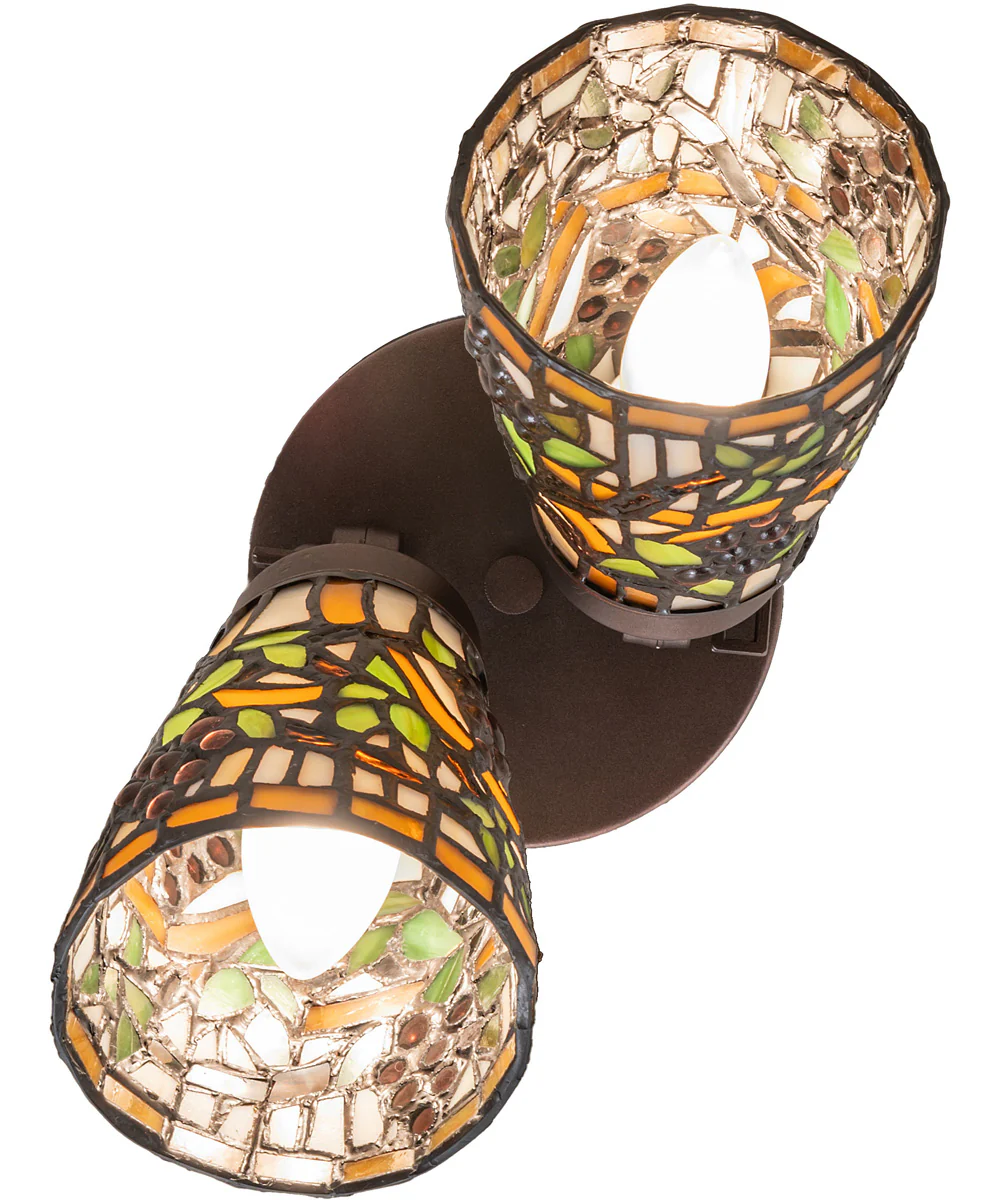 7.5-14" Wide Jeweled Grape Semi-Flushmount - Image 6