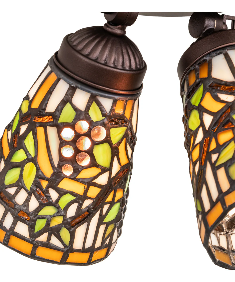 7.5-14" Wide Jeweled Grape Semi-Flushmount - Image 7