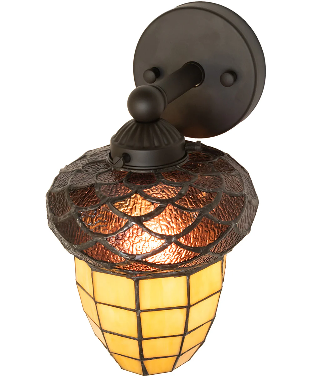 7" Wide Acorn Wall Sconce - Image 3