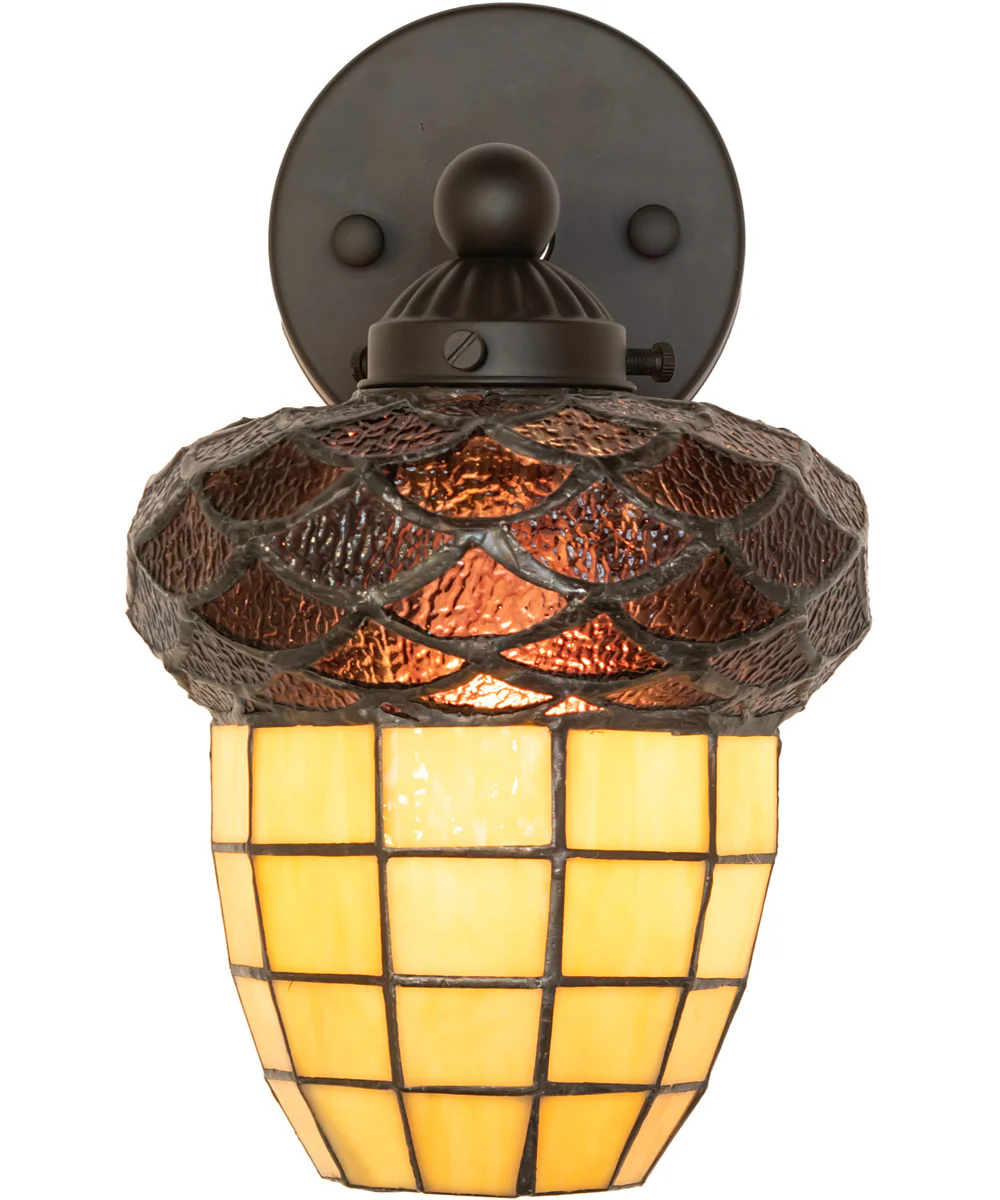 7" Wide Acorn Wall Sconce - Image 4