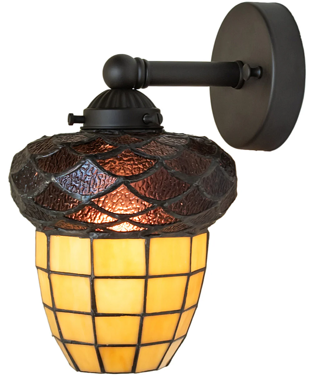7" Wide Acorn Wall Sconce - Image 7