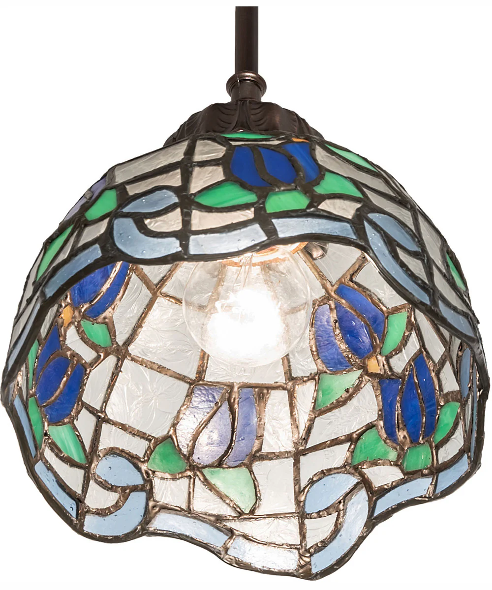 7" Wide Roseborder Mini Pendant - Image 6