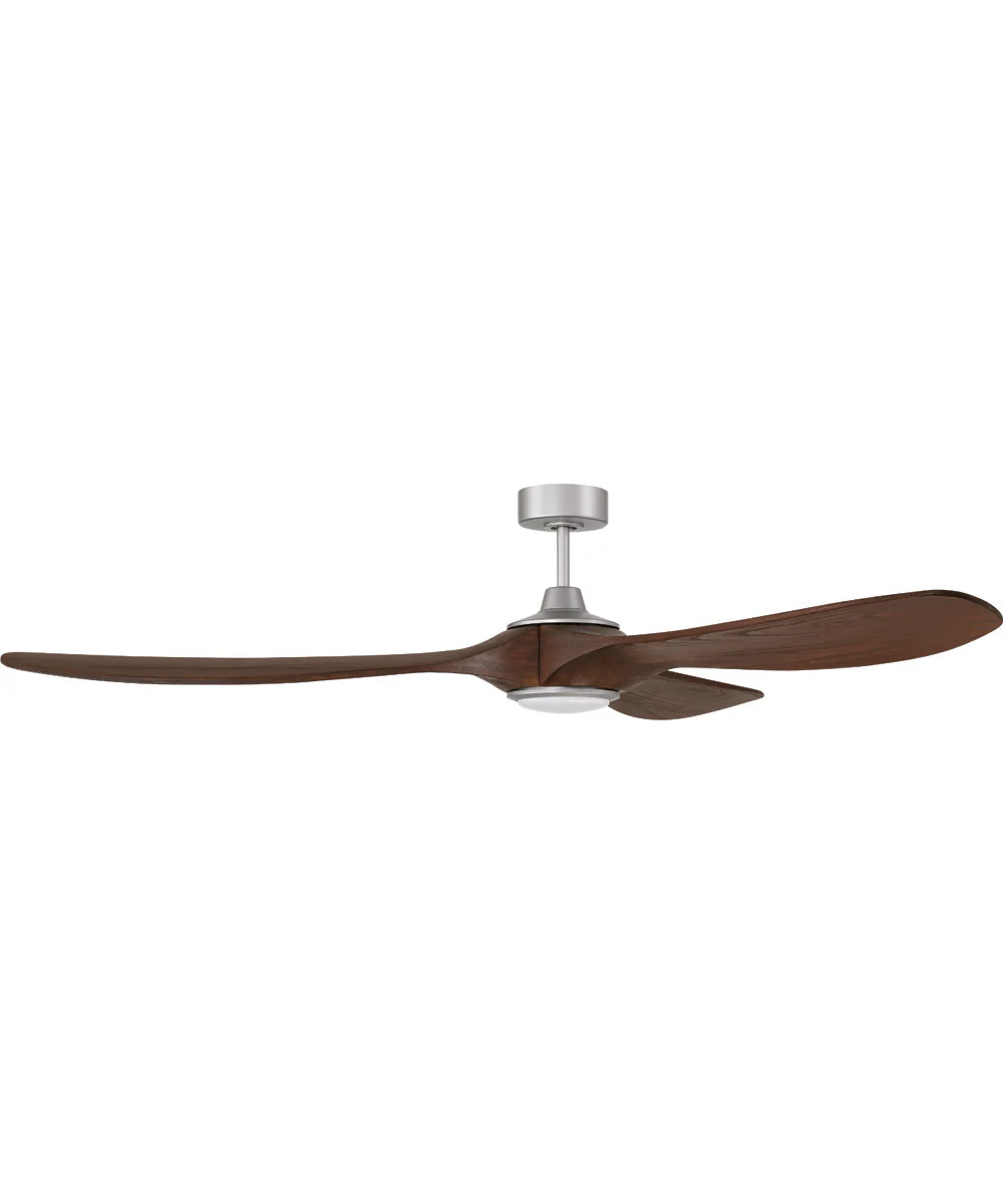 72" Envy 1-Light Indoor/Outdoor Ceiling Fan Painted Nickel