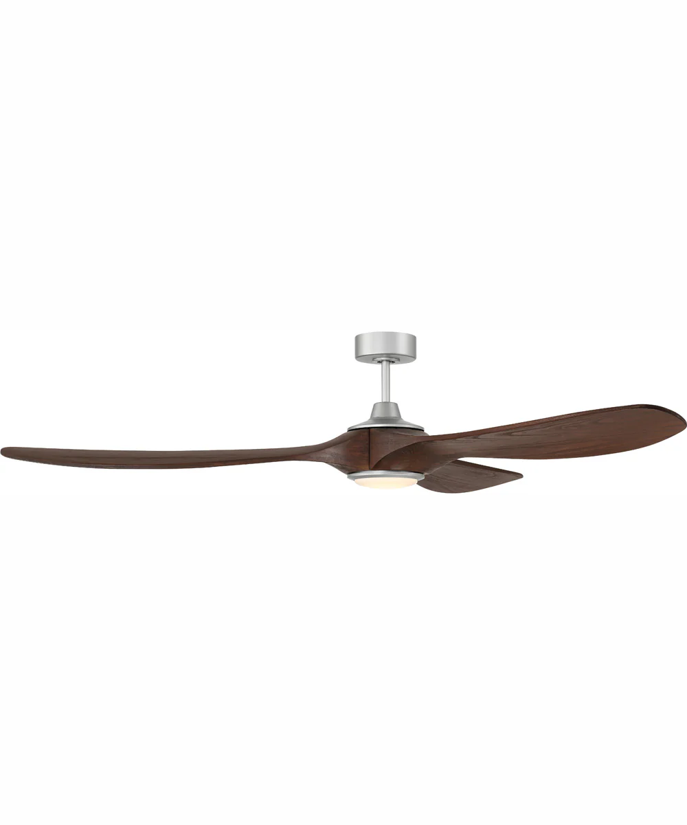 72" Envy 1-Light Indoor/Outdoor Ceiling Fan Painted Nickel - Image 2