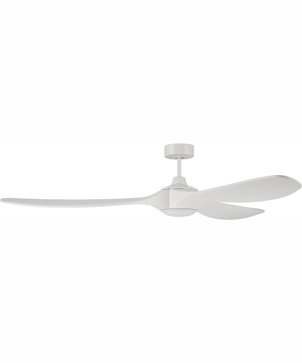 72" Envy 1-Light Indoor/Outdoor Ceiling Fan White - Image 3