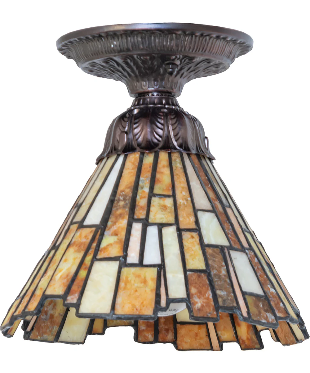 8" Wide DeLighta Jadestone Flushmount - Image 2