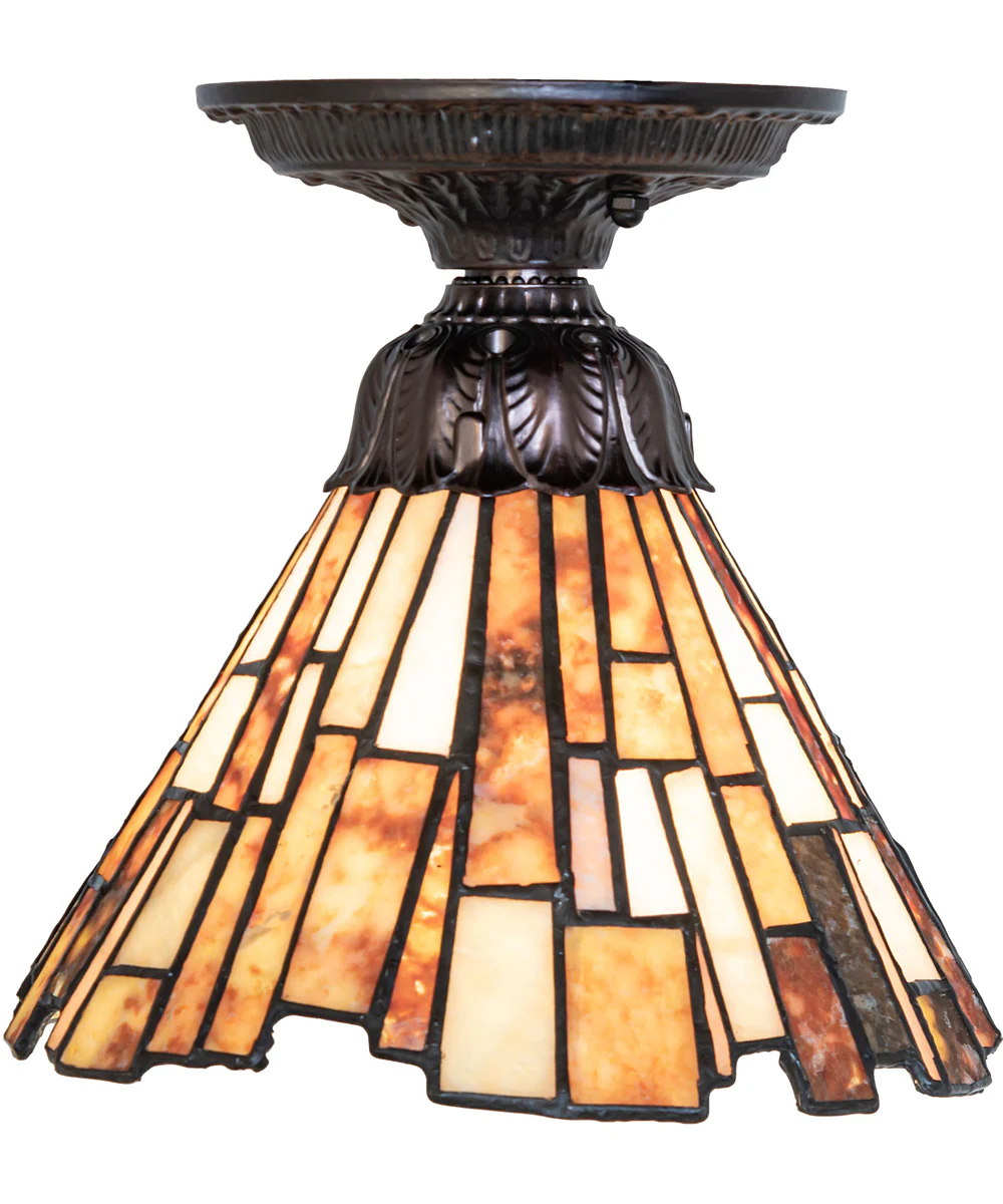 8" Wide DeLighta Jadestone Flushmount - Image 4