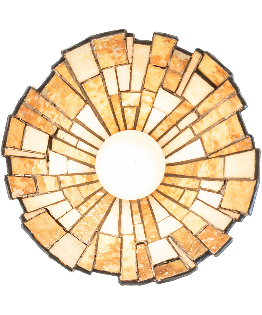 8" Wide DeLighta Jadestone Flushmount - Image 6