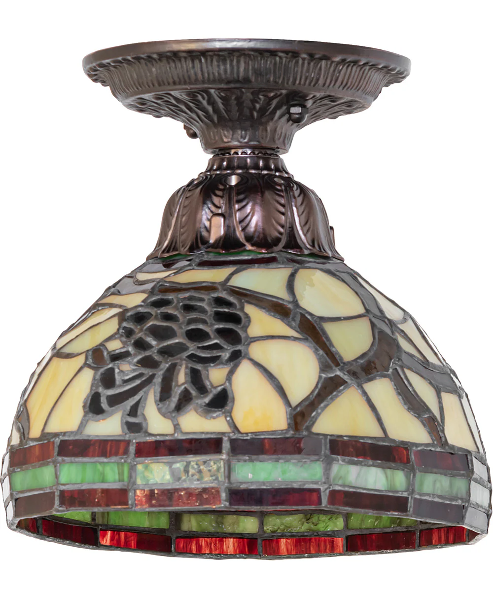 8" Wide Pinecone Flushmount - Image 2