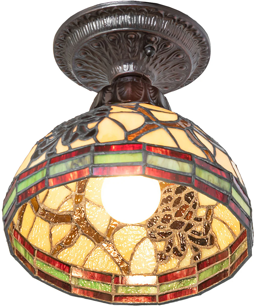 8" Wide Pinecone Flushmount - Image 5