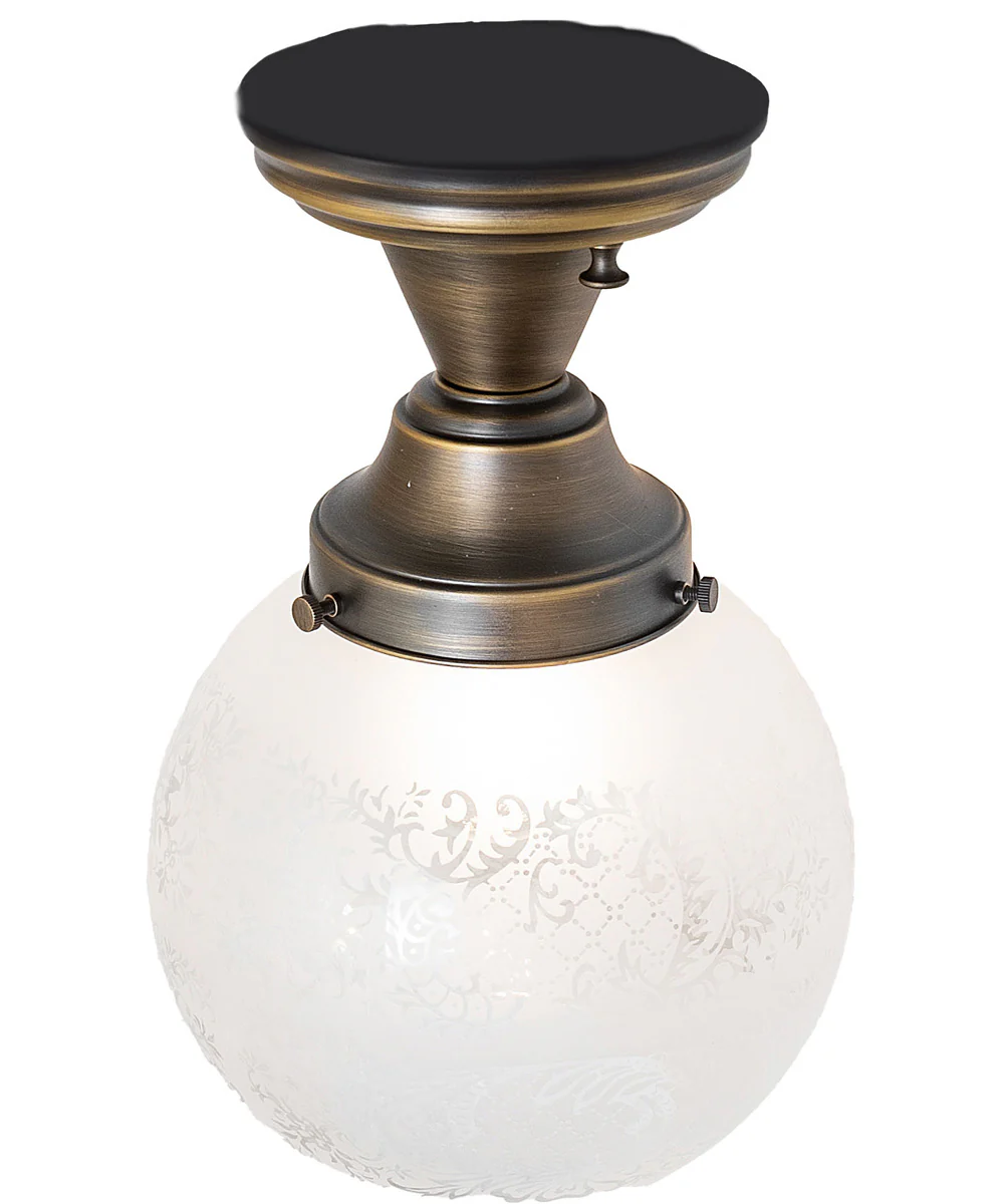8" Wide Revival Schoolhouse Vivianna Flushmount - Image 3