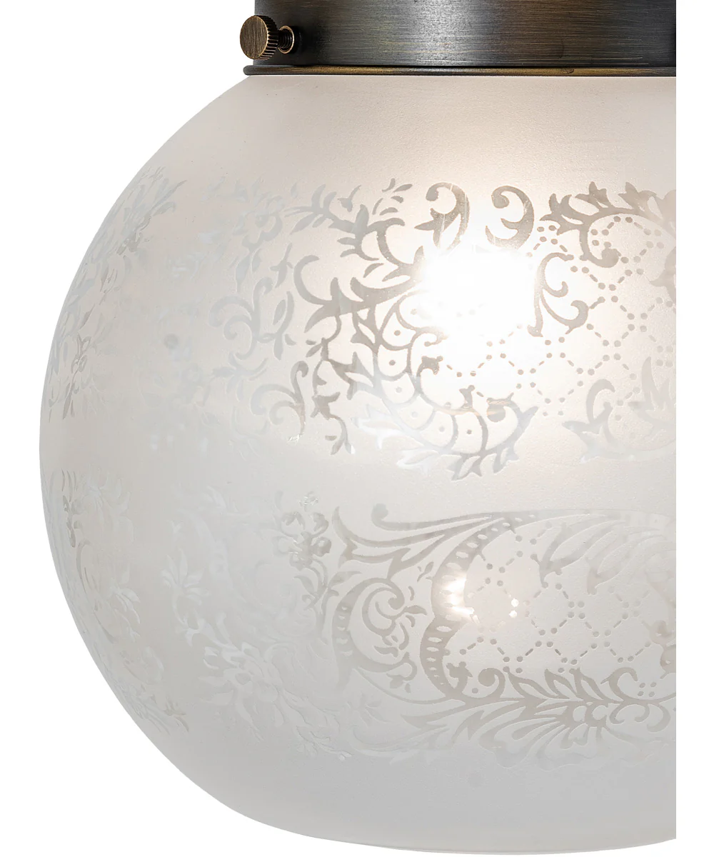 8" Wide Revival Schoolhouse Vivianna Flushmount - Image 7