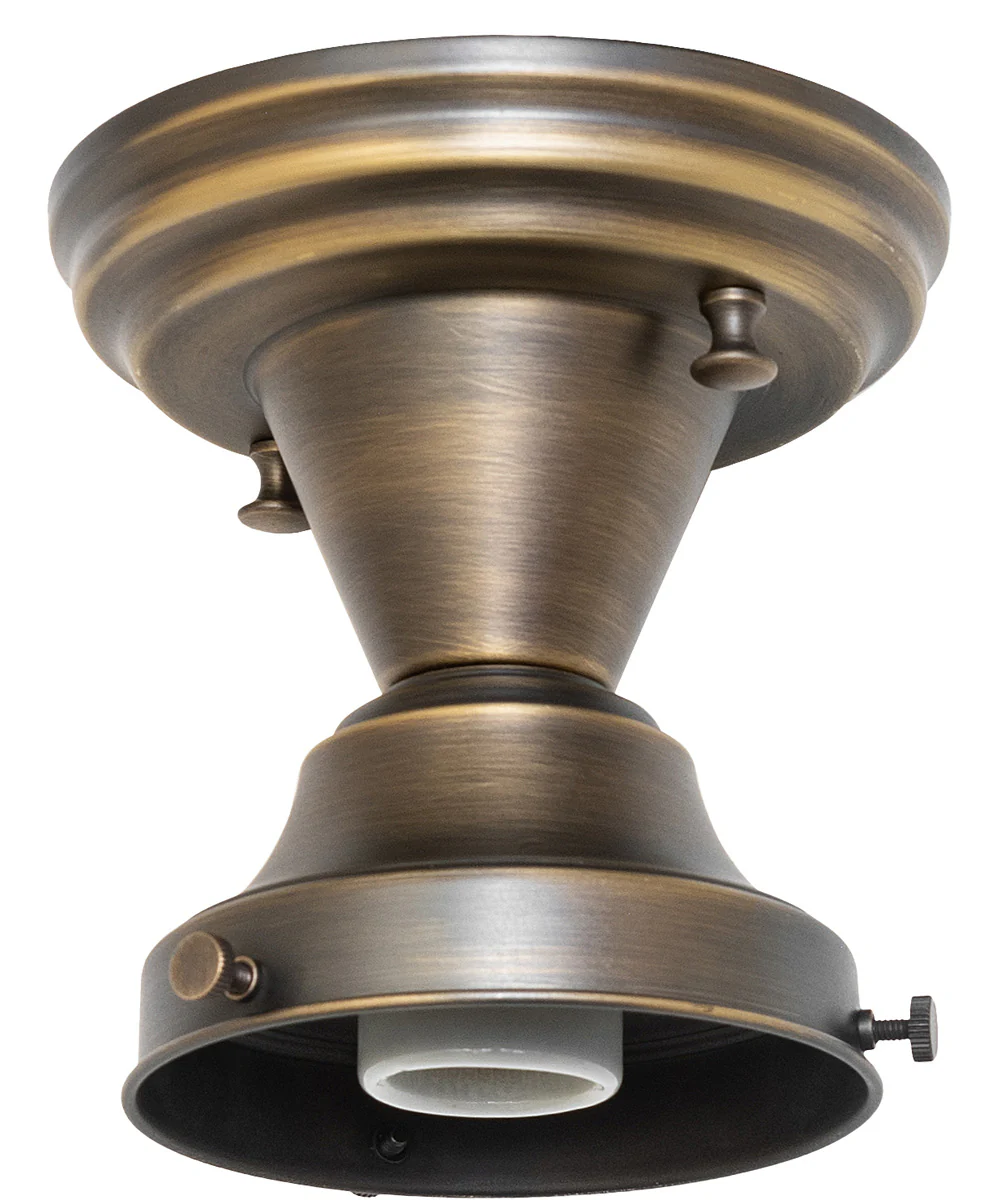 8" Wide Revival Schoolhouse Vivianna Flushmount - Image 8