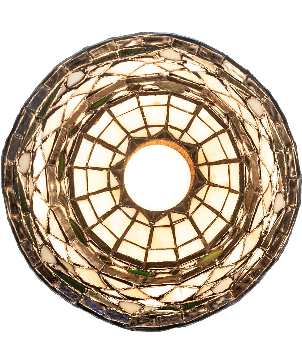 8" Wide Tiffany Roman Flushmount - Image 6