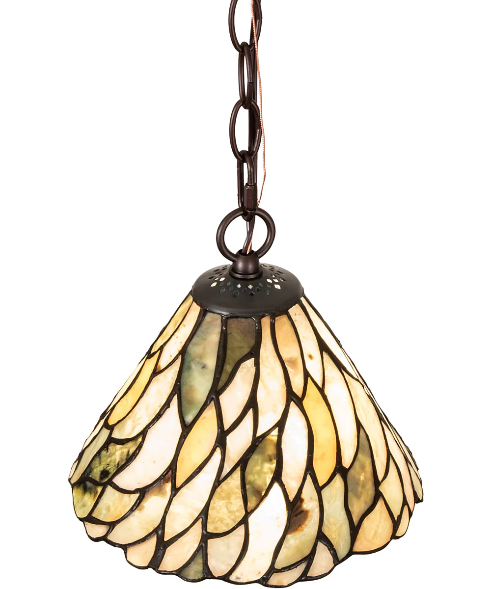8" Wide Willow Jadestone Mini Pendant - Image 3