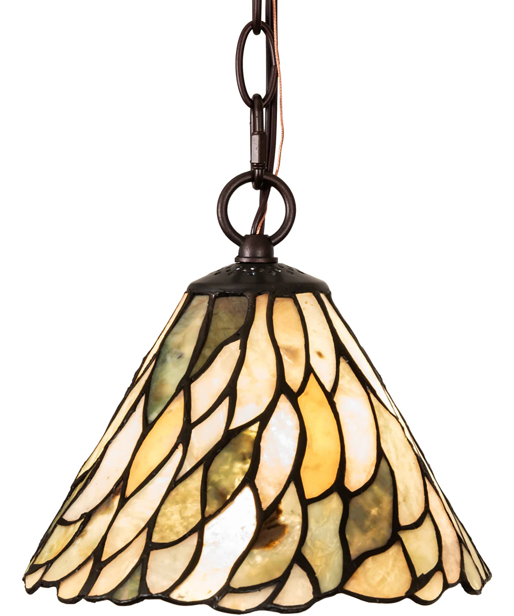 8" Wide Willow Jadestone Mini Pendant - Image 4