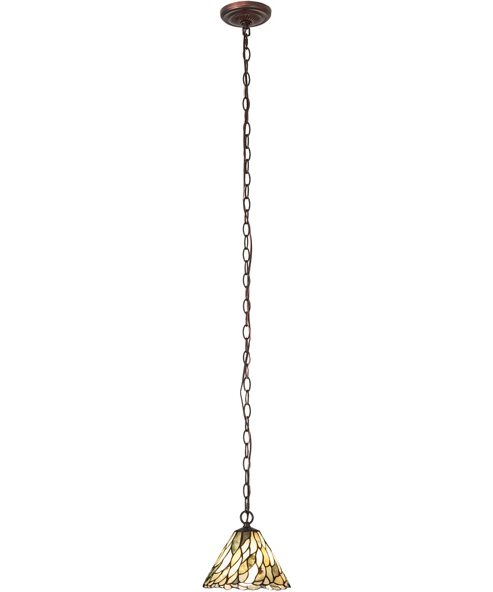 8" Wide Willow Jadestone Mini Pendant - Image 8
