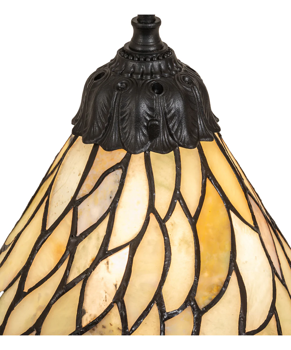 8" Wide Willow Jadestone Mini Pendant Light - Image 7