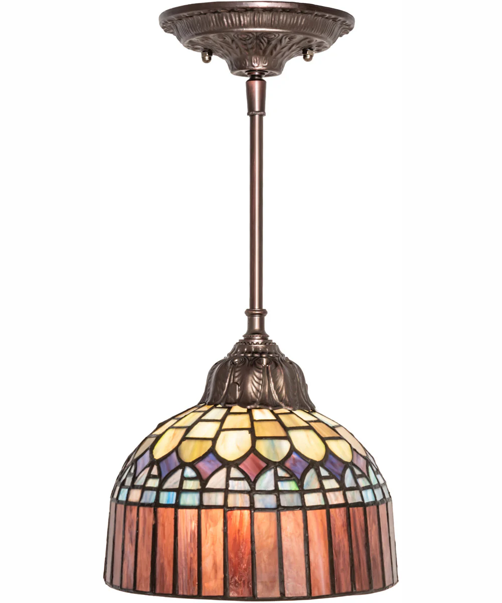 8" Wide Tiffany Candice Mini Pendant - Image 3