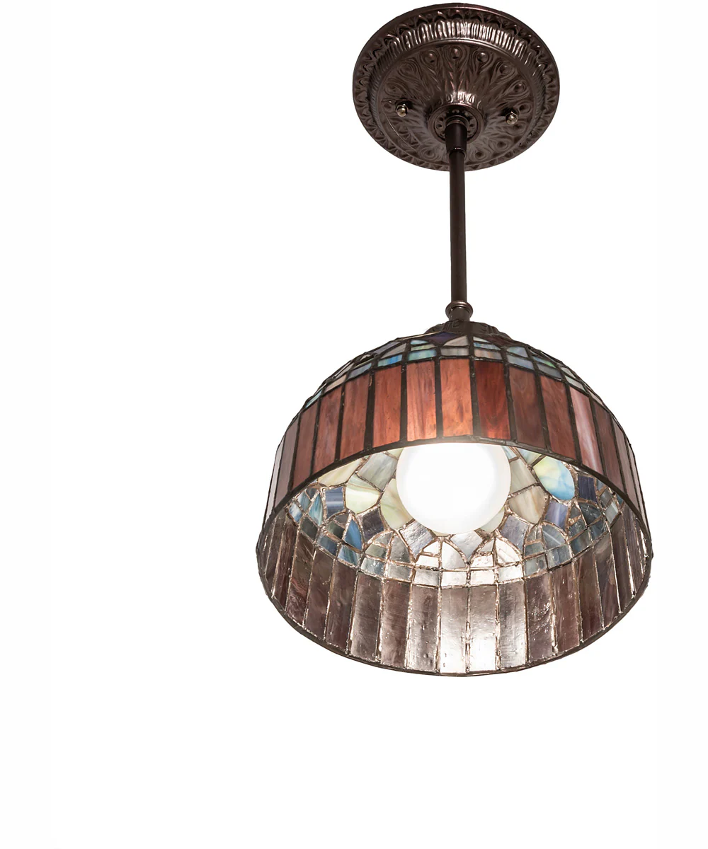 8" Wide Tiffany Candice Mini Pendant - Image 4