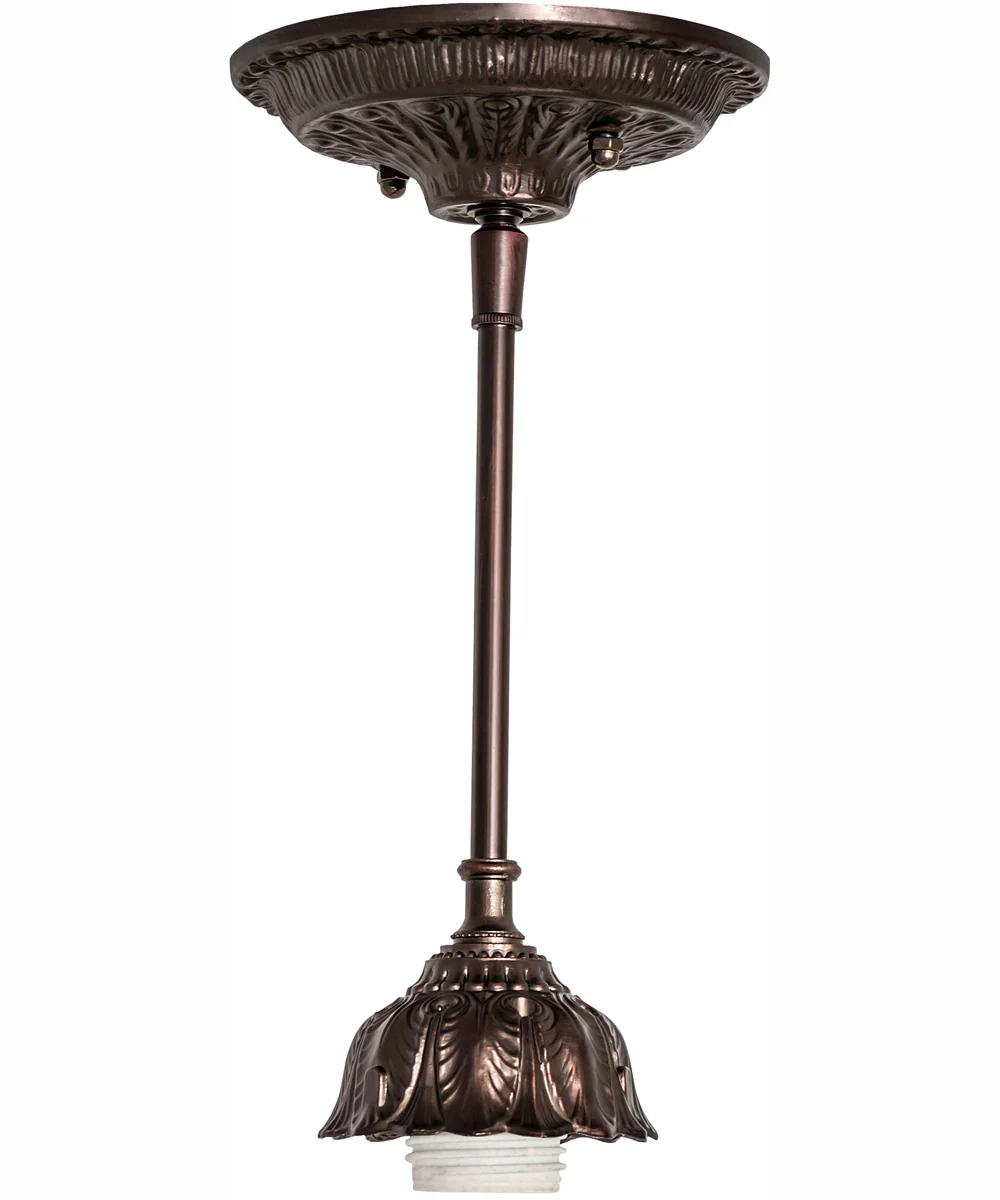 8" Wide Tiffany Honey Locust Mini Pendant - Image 6