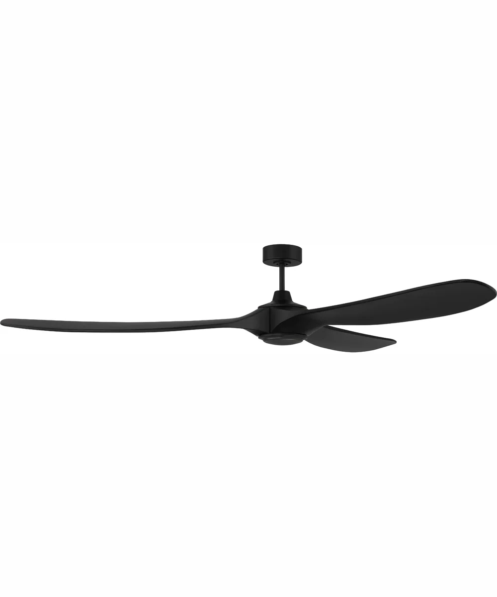 84" Envy 1-Light Indoor/Outdoor Ceiling Fan Flat Black - Image 3