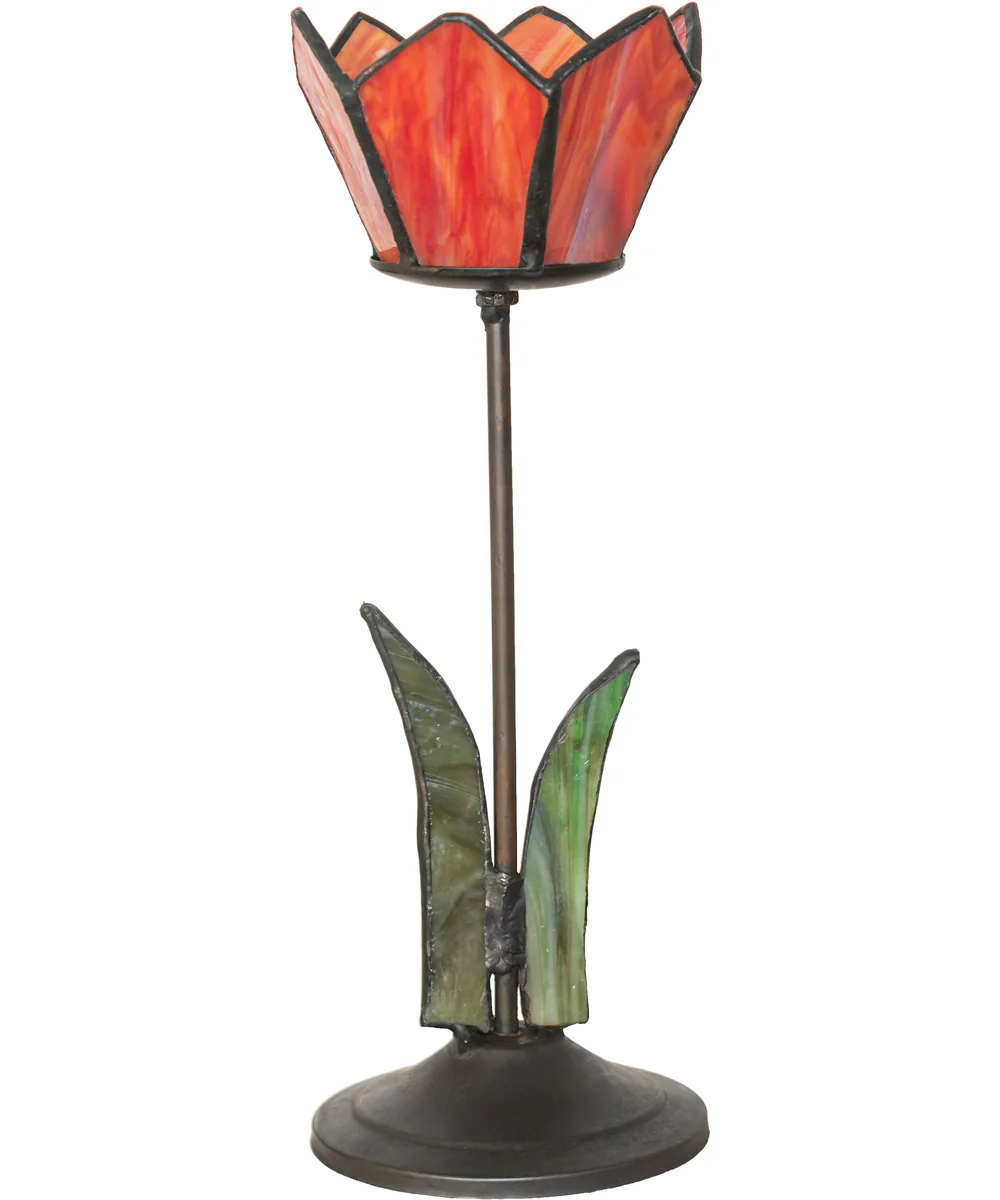 9" High Radiant Blossom Tealight Holder - Image 2