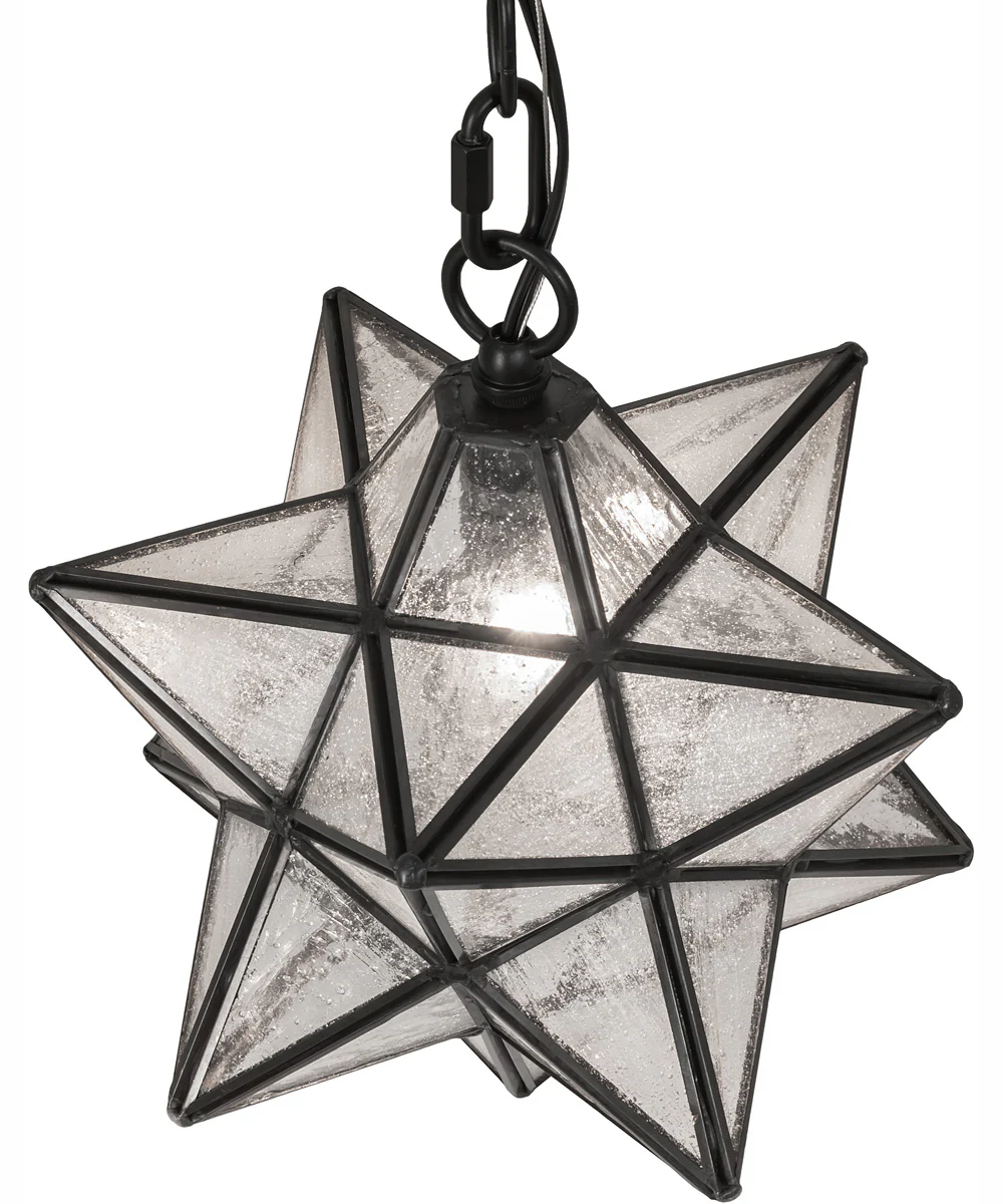 9" Wide Moravian Star Mini Pendant - Image 4