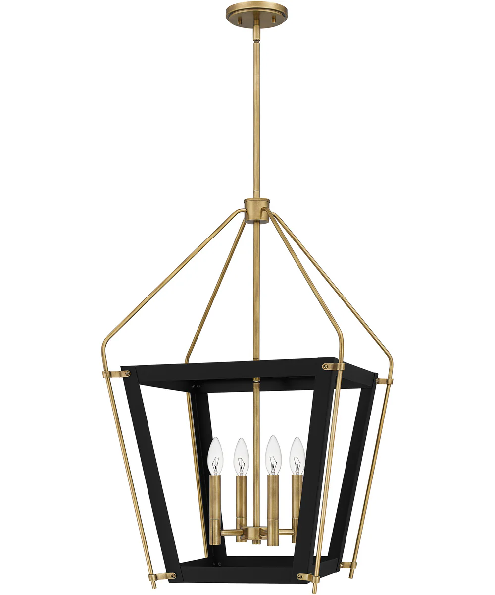 Abbeville 4-light Pendant Earth Black - Image 3