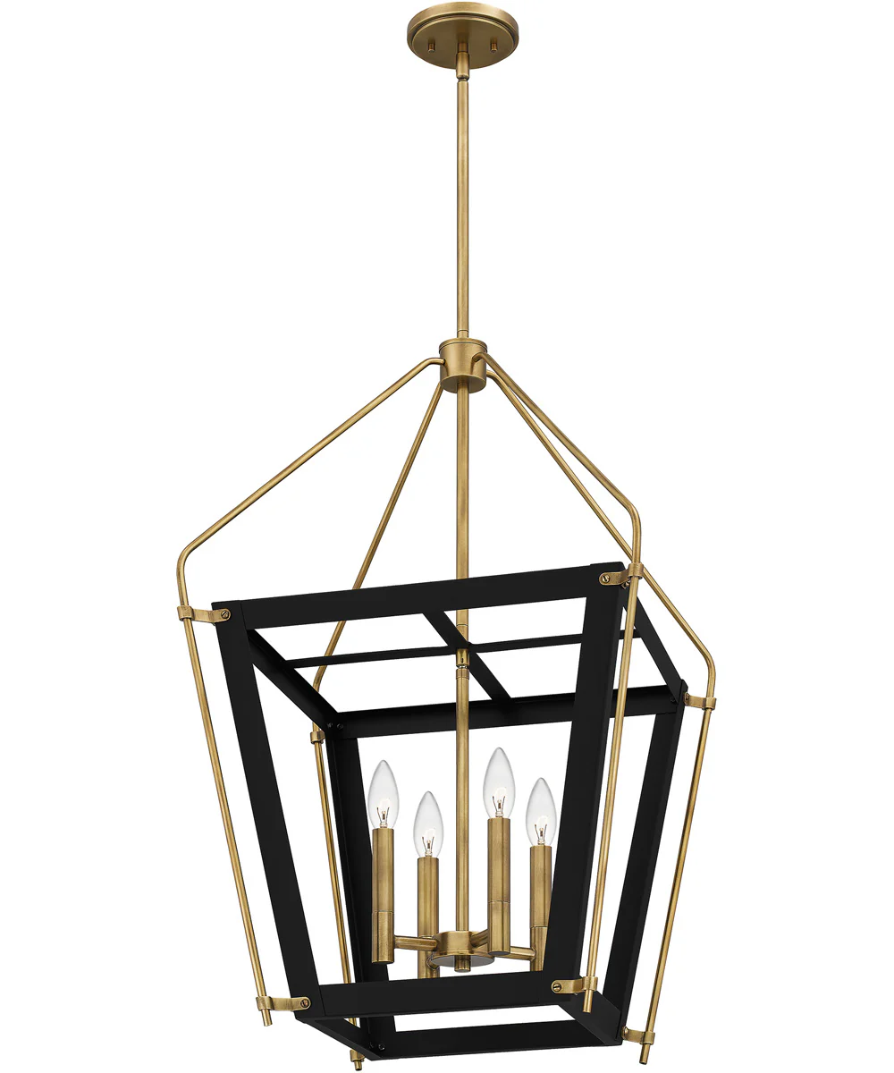 Abbeville 4-light Pendant Earth Black - Image 5